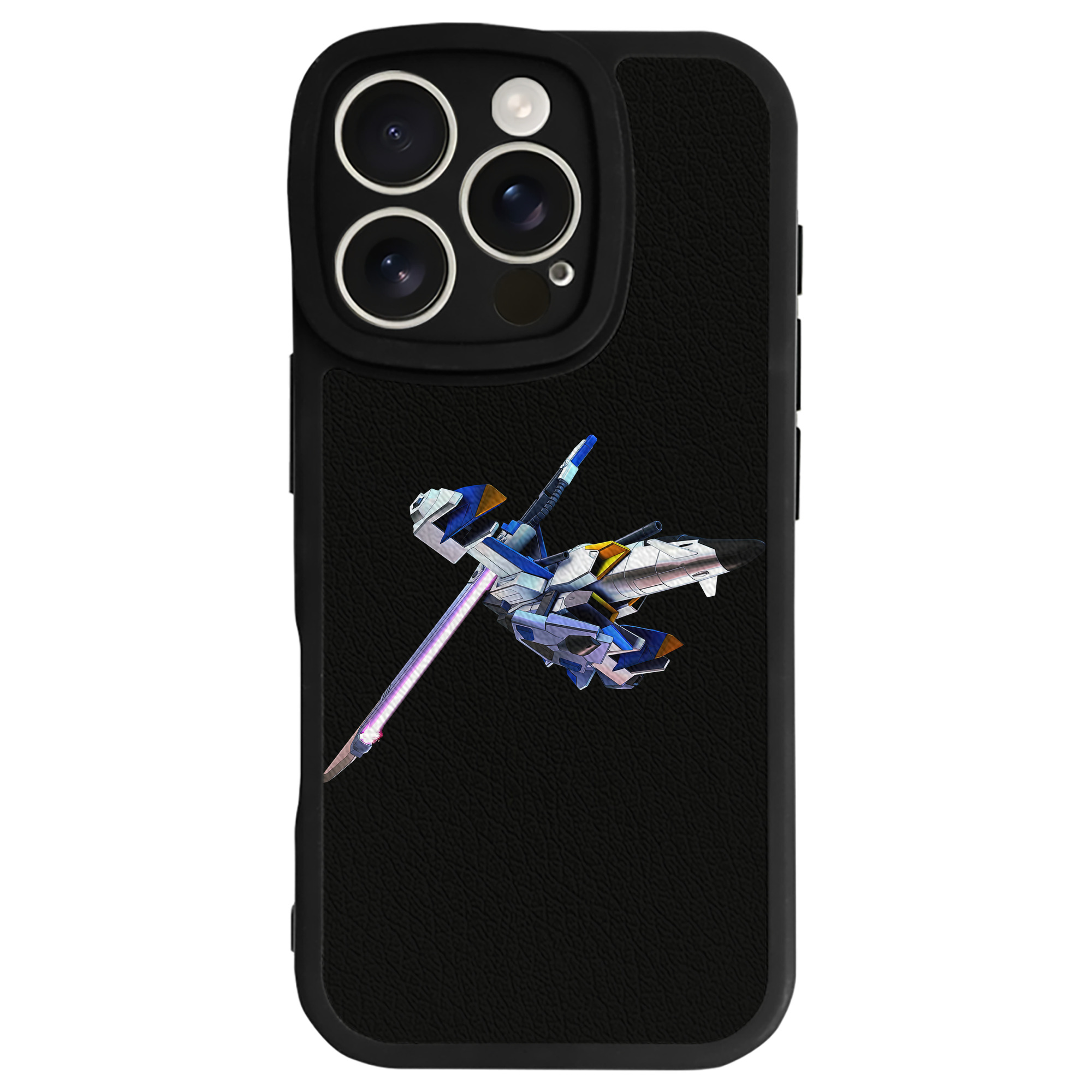 （画像用） 機動戦士ガンダム Mobile Suit Gundam 【iPhone 16シリーズ対応】シリコンスマホケース（レザー調） 材質：シリコン